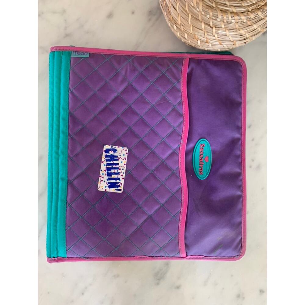 Vintage Mead Sassafras Trapper Keeper